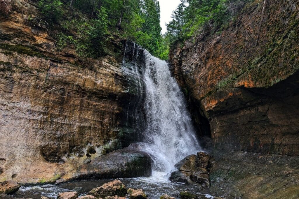 Miners Falls Pictured Rocks Michigan