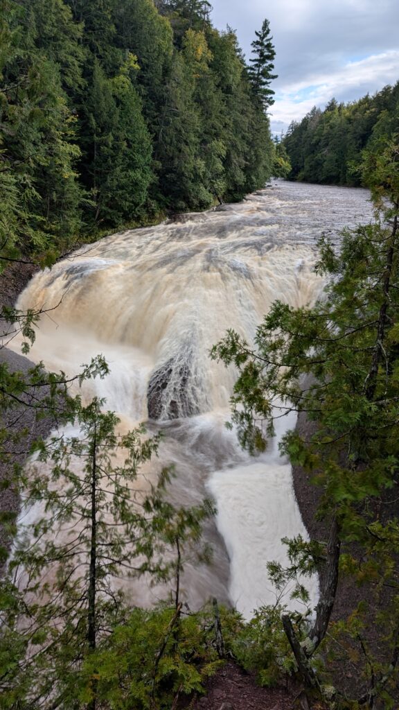 Black River Falls in Upper MIchigan